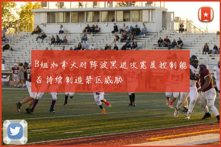 B组加拿大对阵波黑进攻宽度控制能否持续制造禁区威胁